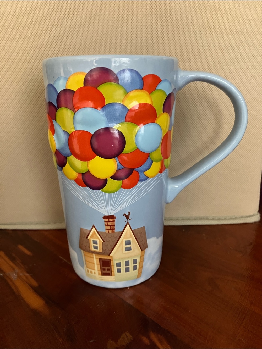 Disney Pixar Up Movie Russell with Balloons Tall Mug
